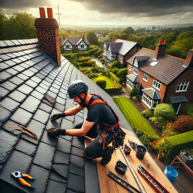 slate roof repair in grappenhall and stockton heath