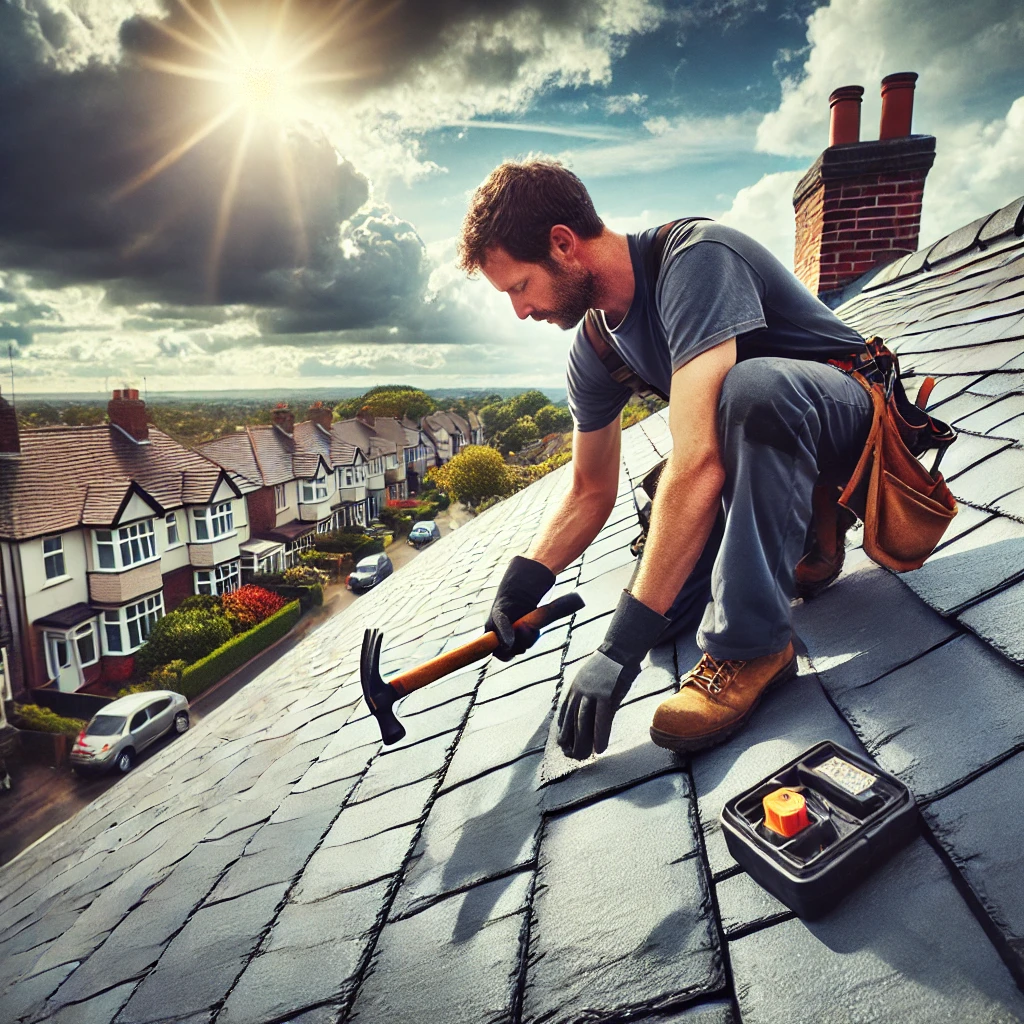 slate roof repairs in Grappenhall